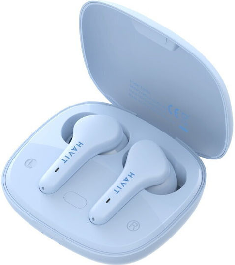 Havit TW959 In-Ear Bluetooth-Freisprecheinrichtung Kopfhörer mit Ladeetui Blau
