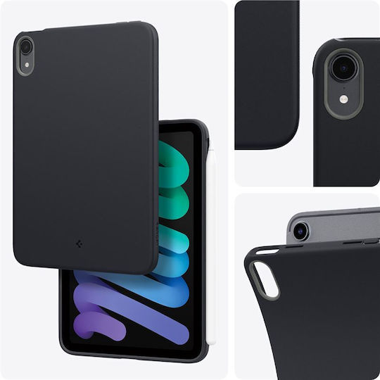 Spigen Nano Pop Флип Капак Черен (iPad Mini 7, iPad Mini 6)