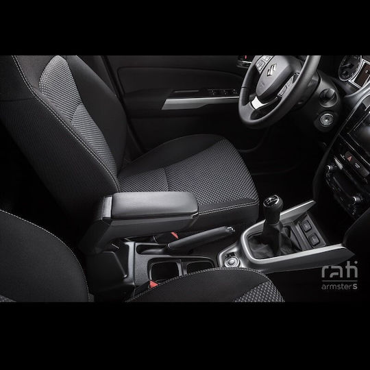 Rati Armster Конзола за подлакътник на кола Съвместим с Fiat Doblo Opel Комбо Черен цвят