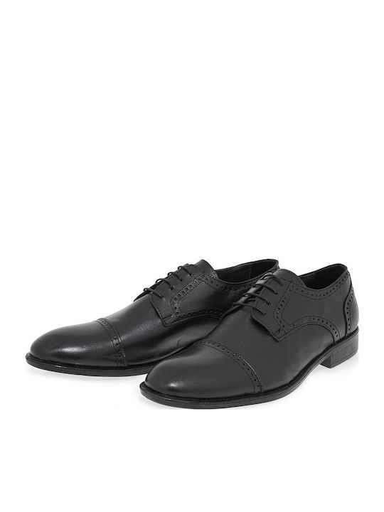 Leder Herrenschuhe Schwarz