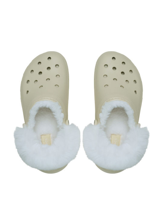 Crocs Clog Clogs with Fur Beige 212854-2Y2