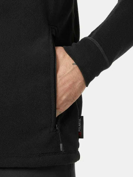 Fleece Ανδρική Ζακέτα Fleece Μαύρη