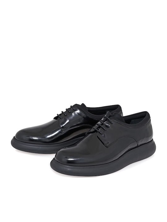 Men's Leather Casual Shoes Black