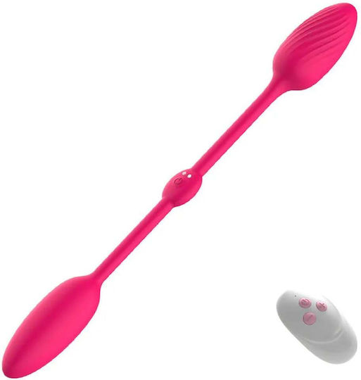 Kinksters Double Vibrator With Remote Control Pink