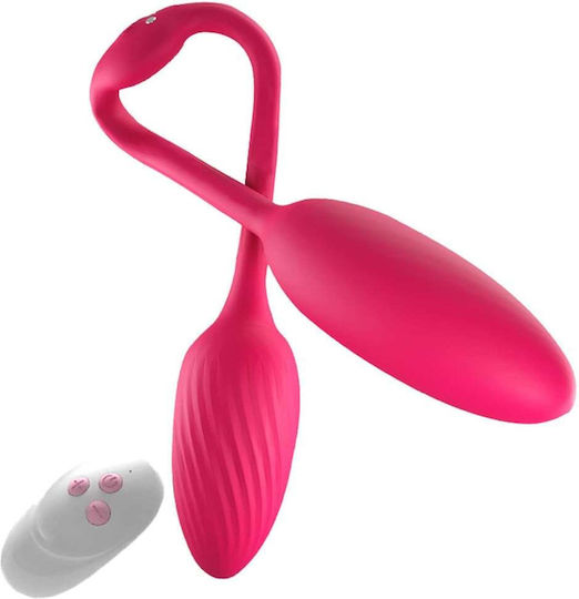 Kinksters Double Vibrator With Remote Control Pink