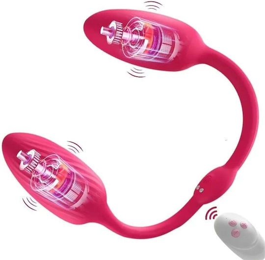 Kinksters Double Vibrator With Remote Control Pink