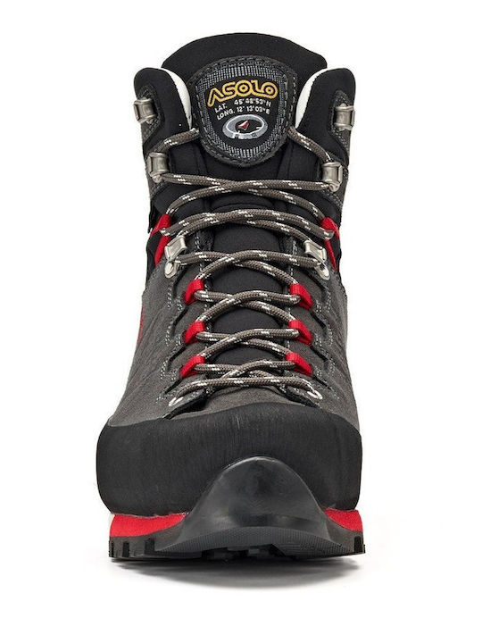 Asolo Men's Hiking Shoes Waterproof with Gore-Tex Membrane Gray
