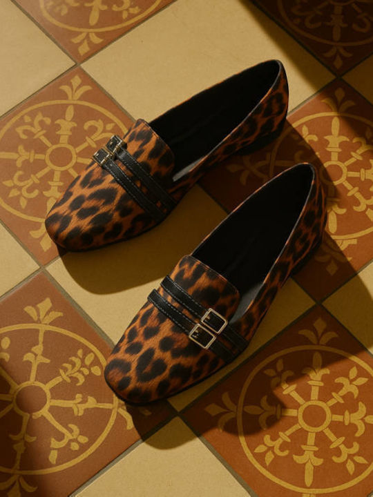 Women's Loafers in Brown Color
