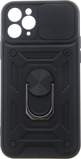 TelForceOne Defender Slide Back Cover Plastic / Silicone Black (Galaxy XCover 7 Pro)