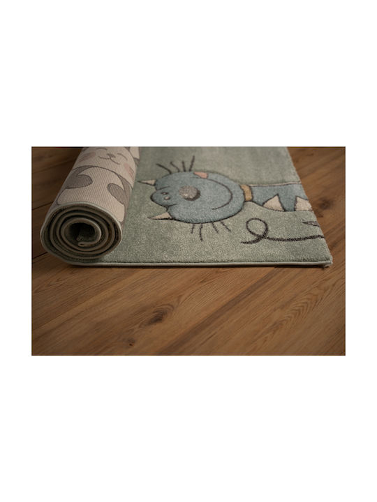 Tzikas Carpets 76777-240 Παιδικό Χαλί Γκρι 133x190cm