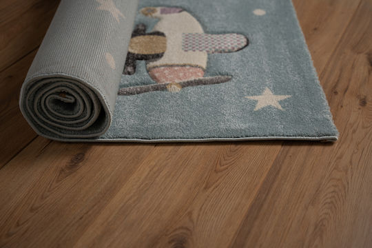 Tzikas Carpets 76894-230 Παιδικό Χαλί Μπλε 133x190cm