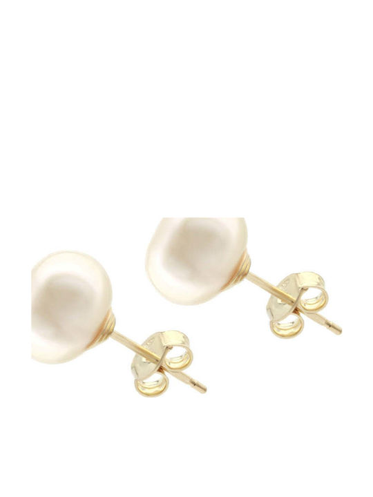 Sorelly Ohrringe aus Gold 14K mit Perlen