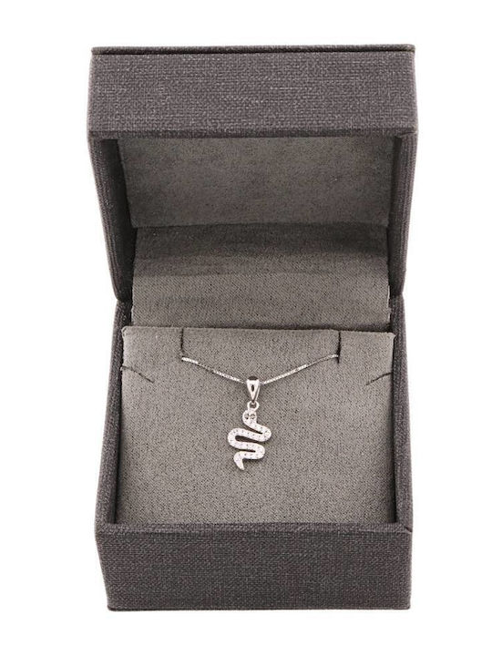 Sorelly Charm Șarpe Din Argint Cu Zircon