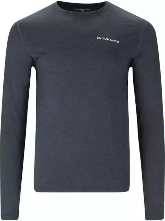 Αθλητικό T-shirt Black Melange