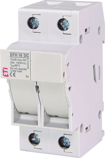 Ети Основa за Предпазител EFH 10 DC 2P 002540203
