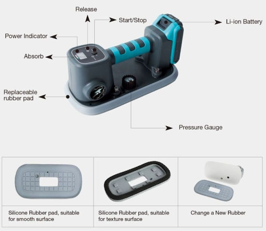 Bihui Electric Battery Suction Cup 21V 1x2Ah