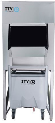 ITV Ice Makers Commercial Ice Bin 300kg με καρότσι