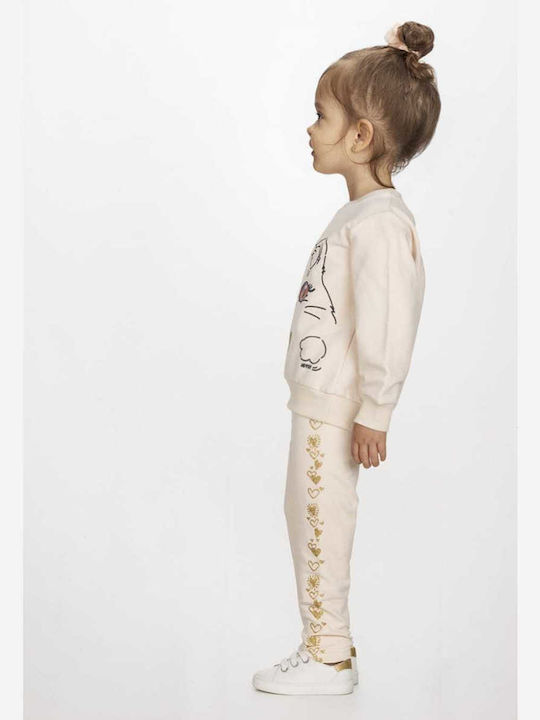 Joyce Kids Set with Beige Leggings 2 Pieces