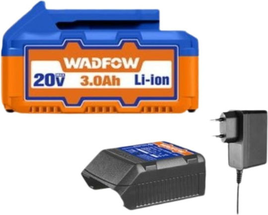 Wadfow Κρουστικό Σκαπτικό Πιστολέτο Μπαταρίας Brushless 20V 1x3Ah με Υποδοχή SDS Plus WLM1522