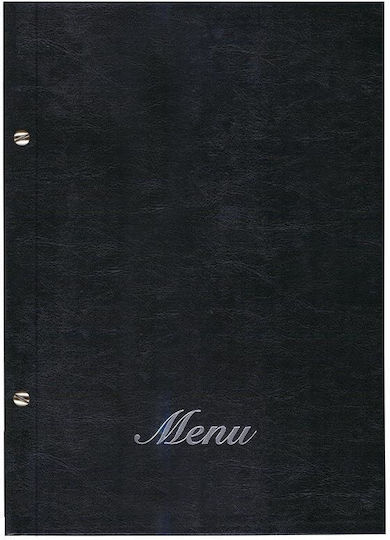 Next Държач За Меню От PU Кожена Материя В Черен Цвят 32x23.5 См Basic