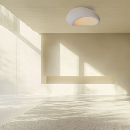 Zambelis Lights Plafonieră De Tavan 60cm Albă Cu Dulie E27