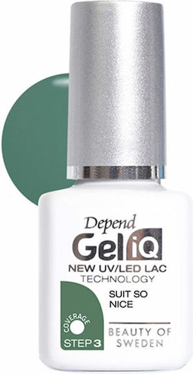Depend Cosmetics Gel Iq Strictly Business Полутраен Лак За Нокти Strictly Business 1079 - Suit So Nice 5мл