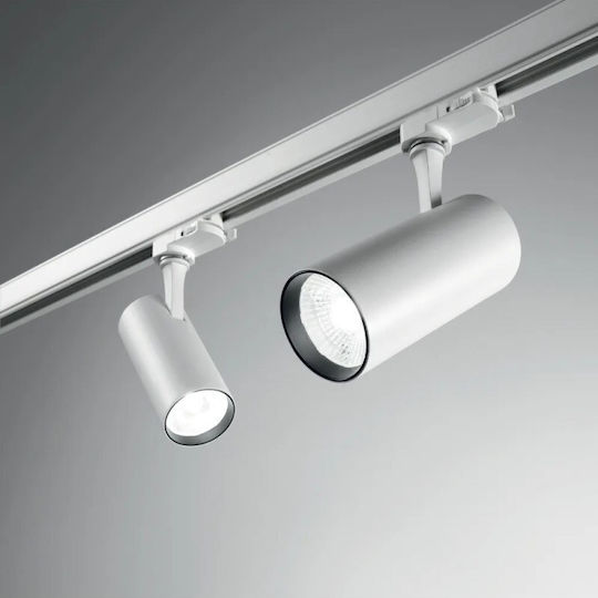 Ideal Lux Μονό LED Φυσικό Λευκό Σποτ σε Λευκό Χρώμα