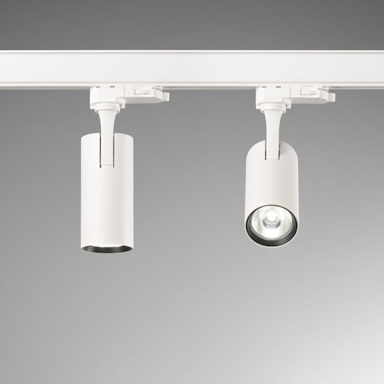 Ideal Lux Μονό LED Φυσικό Λευκό Σποτ σε Λευκό Χρώμα
