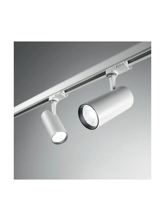 Ideal Lux Single LED Warm White Spot in White Color