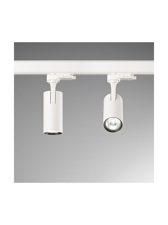Ideal Lux Μονό LED Φυσικό Λευκό Σποτ σε Λευκό Χρώμα