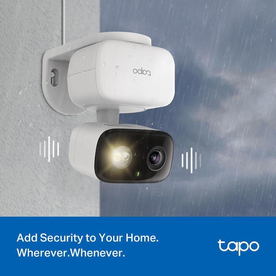 TP-LINK TAPO C206 v1 IP Камера за Наблюдение Wi-Fi Full HD 1080p Водоустойчива с Двупосочна Комуникация и Обектив 4mm