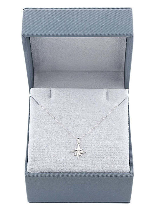 Sorelly Halskette aus Weißgold 14K mit Diamant