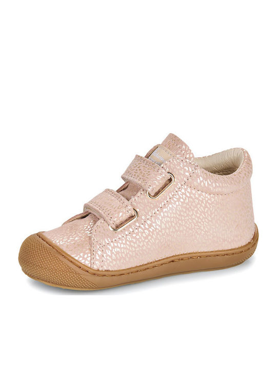 Cocoon Vl Anatomical Suede Kids Boots with Velcro Pink