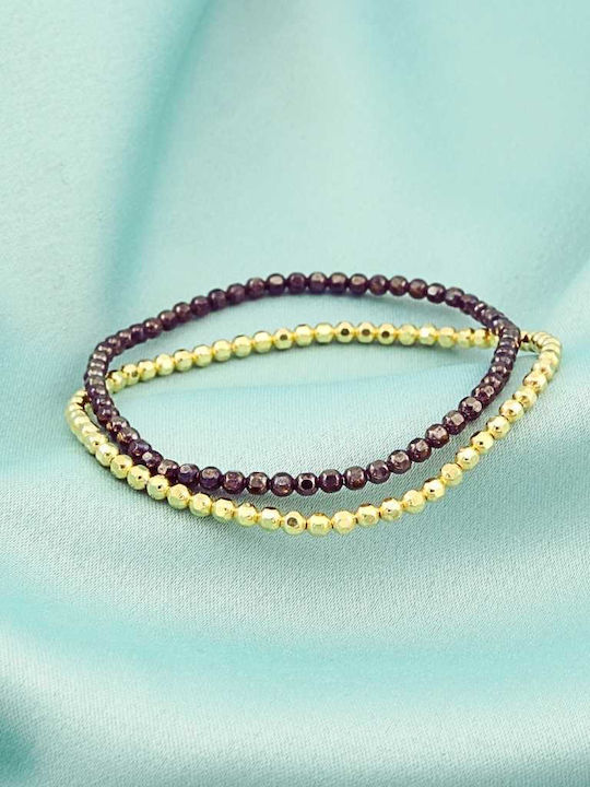 Sorelly Damen Armband aus Silber mit Perlen