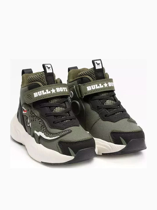 T-rex Παιδικά Sneakers High Χακί