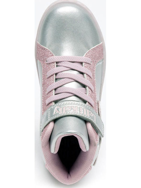 Kids Sneakers High Anatomic with Scratch Silver