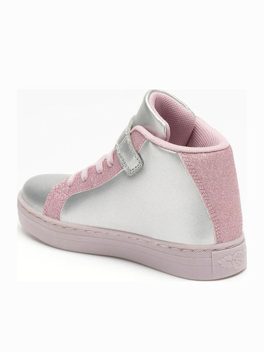 Kids Sneakers High Anatomic with Scratch Silver