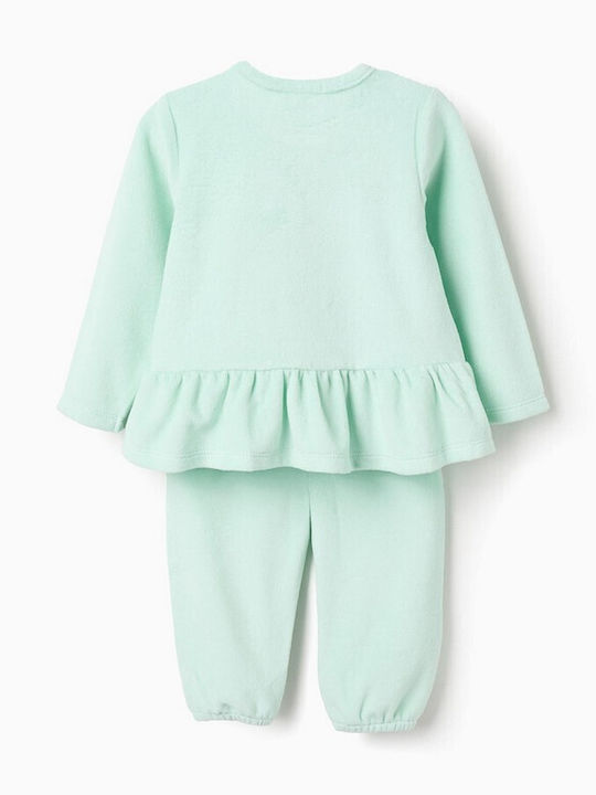 Zippy Kids' Pajamas Bay Leaf Mint