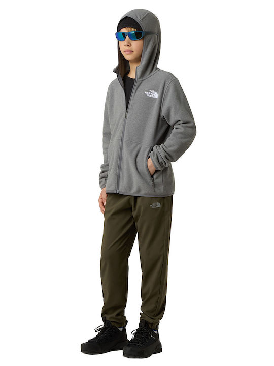 Kids Sweatshirt Fleece Hoodie with Pockets and Hood Grey Glacier