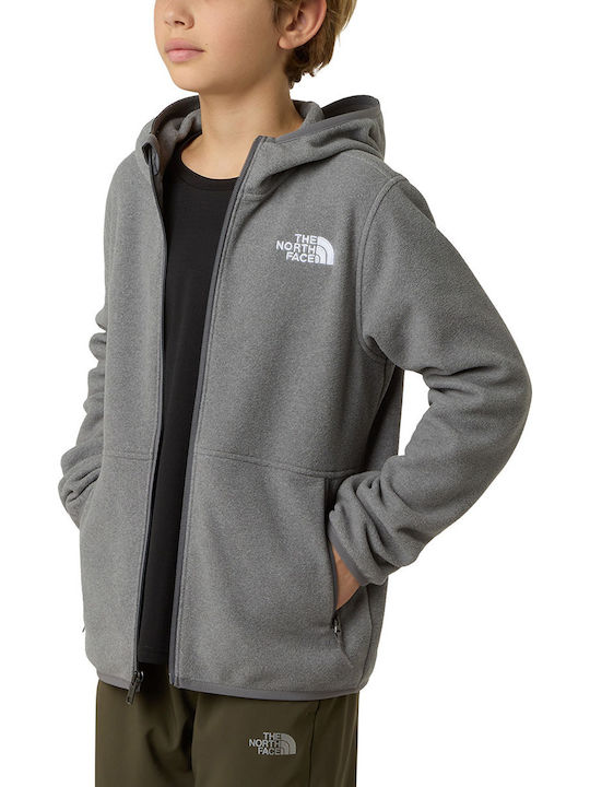 Kids Sweatshirt Fleece Hoodie with Pockets and Hood Grey Glacier