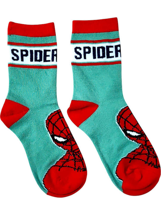 Disney Kids' Socks Spiderman Colorful 3 Pairs