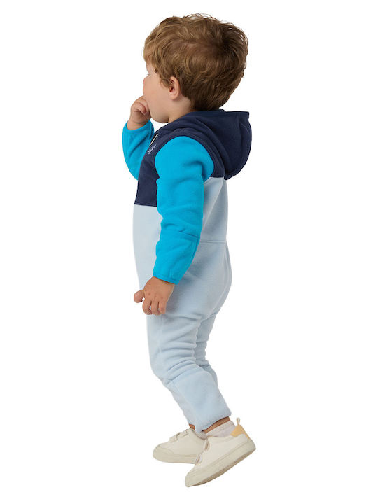 The North Face One Piece Бебешко Боди Дълъг ръкав Син