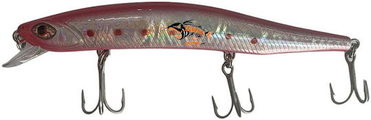 Τεχνητό Cinnetic Crafty Minnow 11cm #20 White Chartreuse Orange Fire