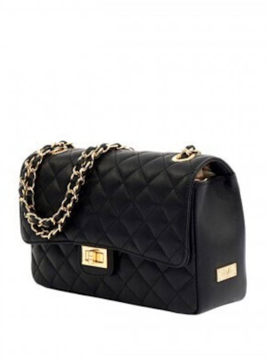 Leather Women's Bag Shoulder Black