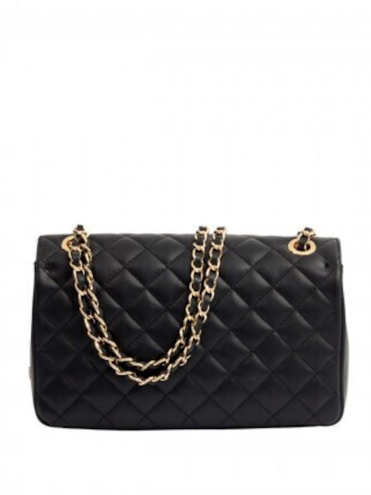 Leather Women's Bag Shoulder Black