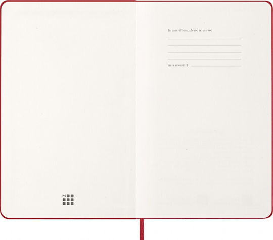 Moleskine Εβδομαδιαίο Planner 2026 Κόκκινο 13x21εκ.