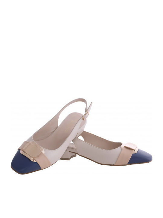 Pumps mit mittelhohem Absatz Beige