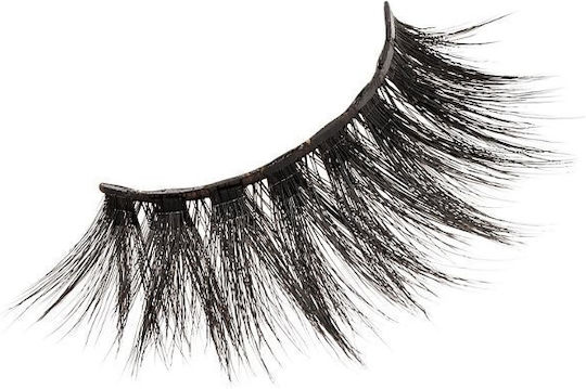 Kiss Faux Mink Self-Adhesive Βλεφαρίδες 3D Μαύρες