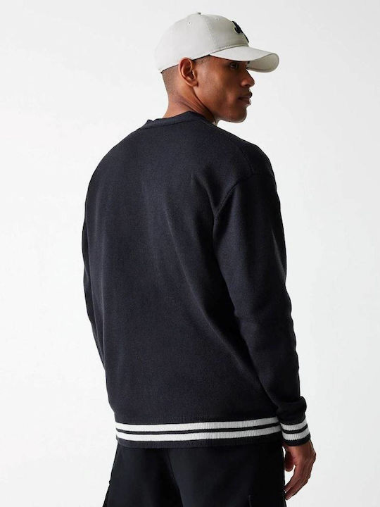 Herren Strickjacke Black