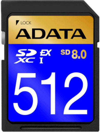 Adata SDXC 512GB U3 V30 UHS-I 300MB/s